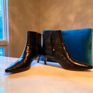 Isabel Marant derst heeled black leather booties